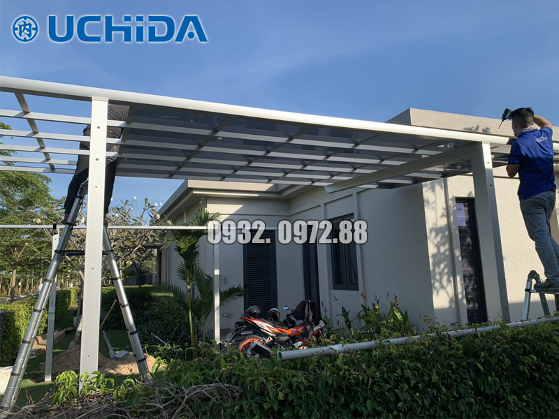 Ưu điểm của mái che polycarbonate lấy sáng