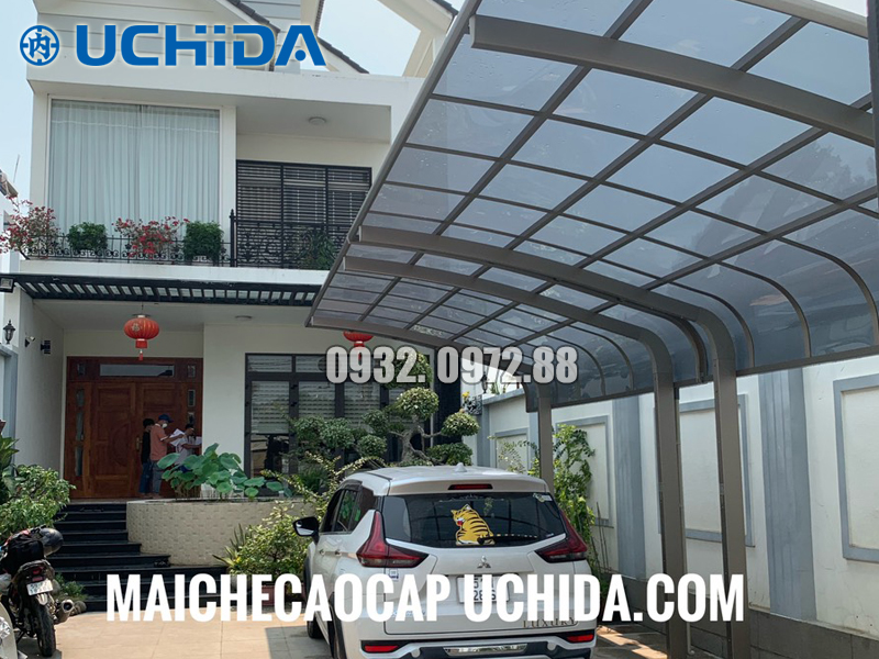 Tìm hiểu về mái hiên khung nhôm cao cấp tại Uchida